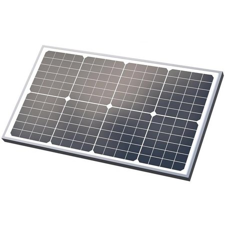 GHOST CONTROLS Monocrystalline Solar Panel, 30 W AX30